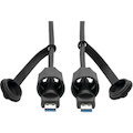 Eaton Tripp Lite Series USB 3.0 SuperSpeed A to A M/M Cable, Industrial - IP68, Shielded, 10 ft. (3.05 m), TAA