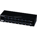 Monoprice 2X8 SVGA VGA Matrix Switcher Splitter Amplifier Multiplier 250MHz