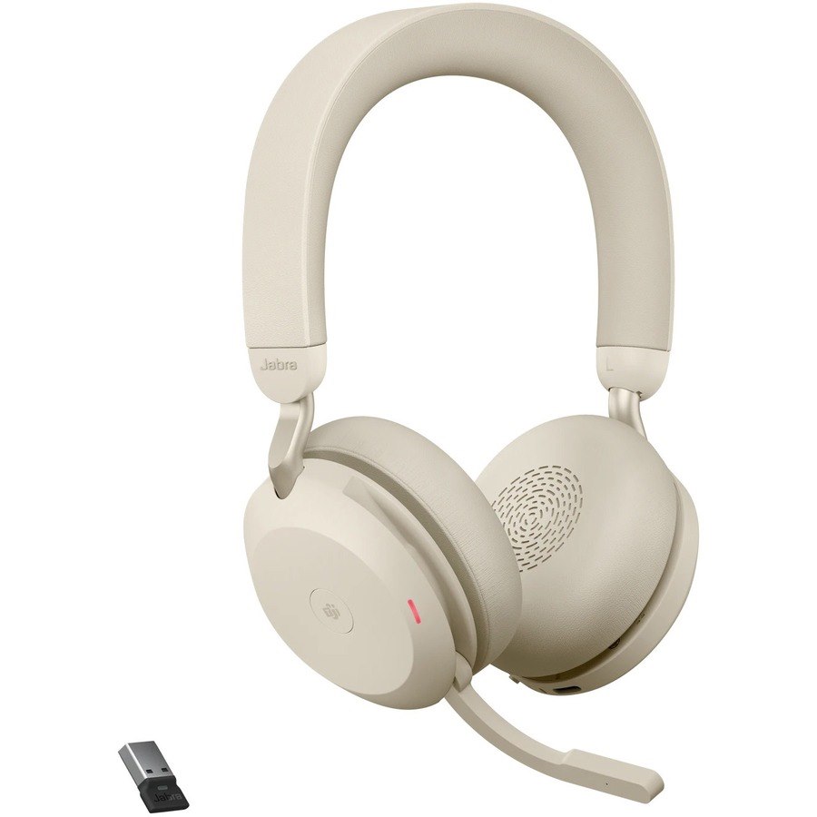 Jabra Evolve2 75 Draadloos Op het oor Stereo Headset - Beige