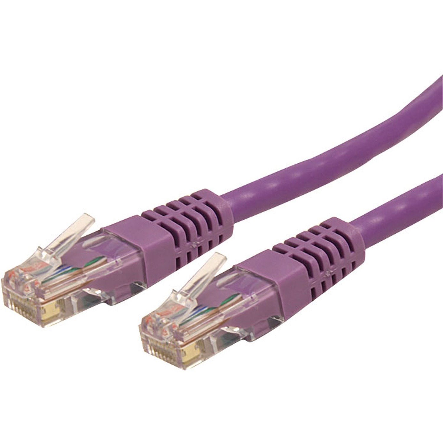 StarTech.com 6ft CAT6 Ethernet Cable - Purple Molded Gigabit - 100W PoE UTP 650MHz - Category 6 Patch Cord UL Certified Wiring/TIA