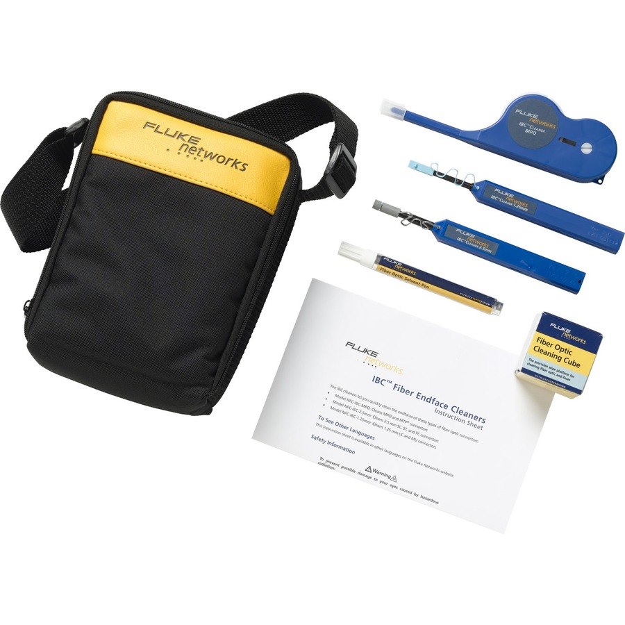 Fluke Networks NFC-KIT-CASE-E Fiber Optic Cleaning Kit