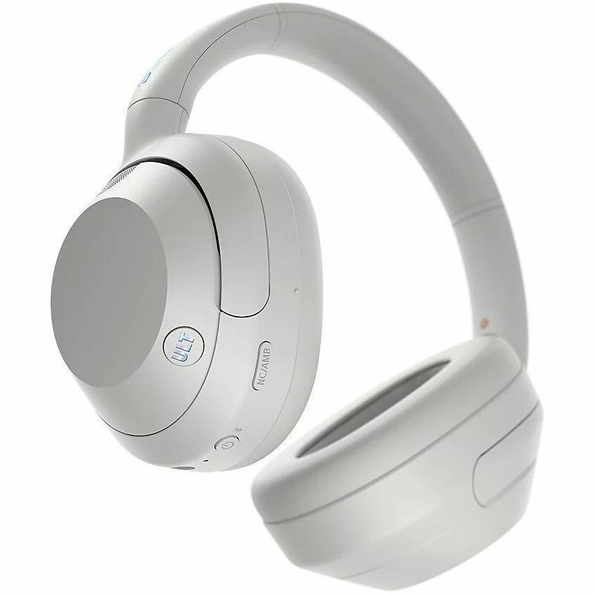 Sony ULT POWER SOUND WHULT900NW.CE7 Wired/Wireless Over-the-head, Over-the-ear Stereo Headset - Off White
