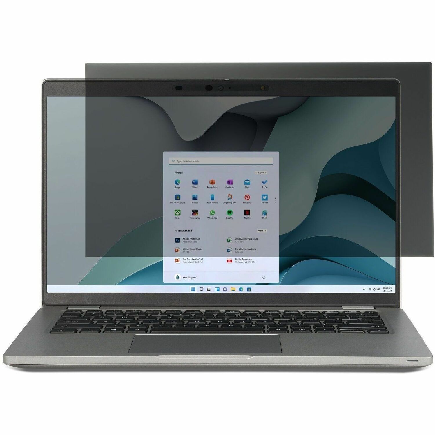 Kensington 2H Plastic Privacy Screen Filter