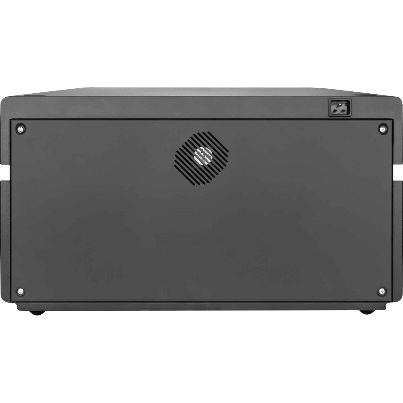 Charging Cabinet/Cart via USB-C x20 Devices, Desktop, Power Delivery 18W per port (360W total), Suitable for iPads/other tablets/phones, Bays 264x22x235mm, Device charging cables not included, Silent Ventilation, Lockable (2 keys), EU & UK power cords