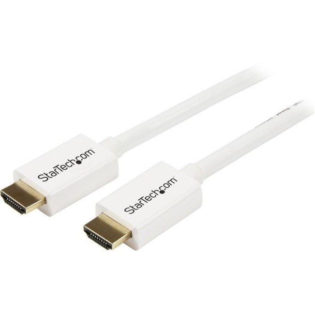 StarTech.com 1m (3 ft) White CL3 In-wall High Speed HDMI Cable - Ultra HD 4k x 2k HDMI Cable - HDMI to HDMI M/M