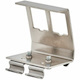 Eaton Tripp Lite Series 2-Port Metal DIN-Rail Mounting Module for Snap-In Keystone Jacks and Couplers, Silver, TAA