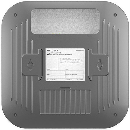 Netgear WAX620 Dual Band Wi-Fi 6 IEEE 802.11 a/b/g/n/ac/ax/i 3.60 Gbit/s Wireless Access Point - Indoor