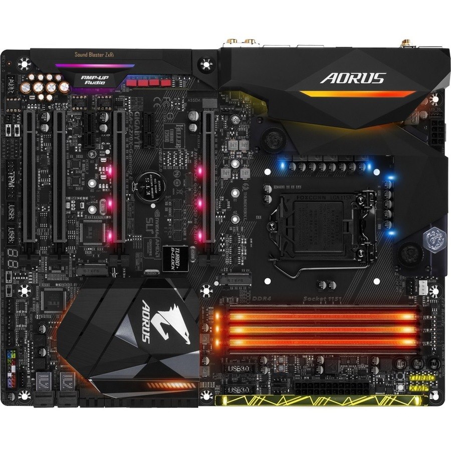 Aorus Ultra Durable GA-Z270X-Gaming 8 Desktop Motherboard - Intel Z270 Chipset - Socket H4 LGA-1151 - Intel Optane Memory Ready - ATX