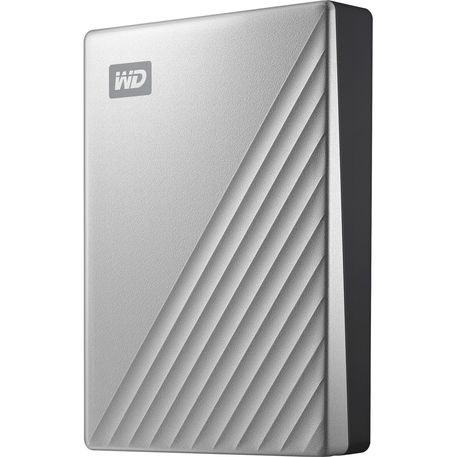 WD My Passport Ultra WDBPMV0040BSL 4 TB Portable Hard Drive - External - Silver