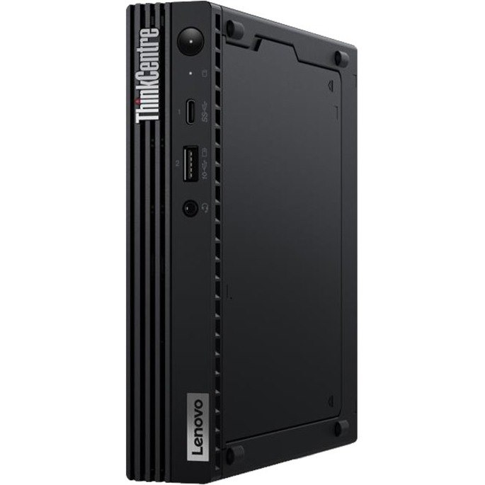 Lenovo ThinkCentre M70q 11DT00A0US Desktop Computer - Intel Pentium G6400T - 8 GB - 1 TB HDD - Tiny - Raven Black