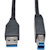 Eaton Tripp Lite Series USB 3.2 Gen 1 SuperSpeed Device Cable (A to B M/M) Black, 6 ft. (1.83 m)