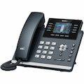 Yealink SIP-T44W IP Phone - Corded - Corded/Cordless - Bluetooth, Wi-Fi - Wall Mountable, Desktop - Classic Gray