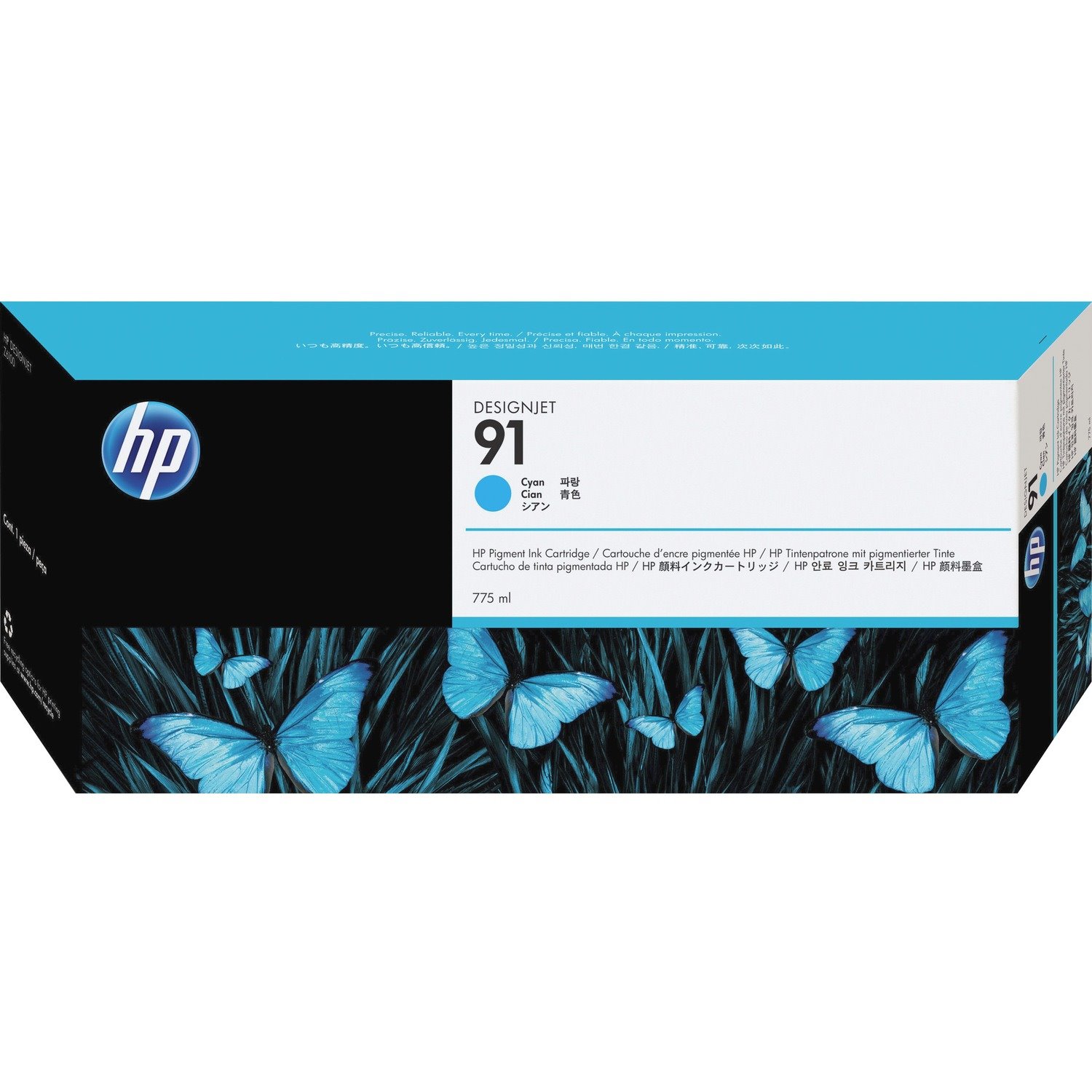HP 91 Pigment Cyan Ink Cartridge