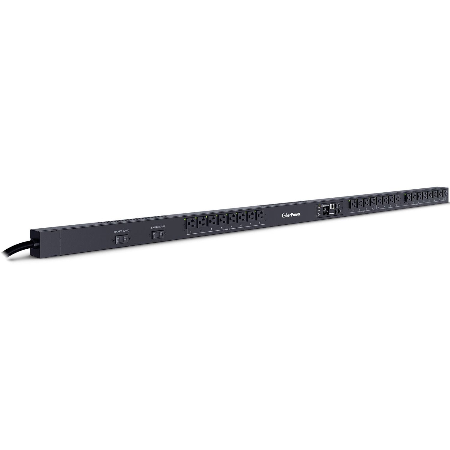 CyberPower PDU41102 Single Phase 100 - 120 VAC 30A Switched PDU