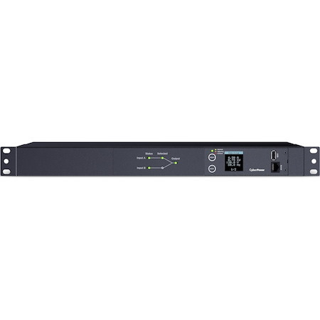 CyberPower PDU24002 Single Phase 100 - 120 VAC 20A Metered ATS PDU