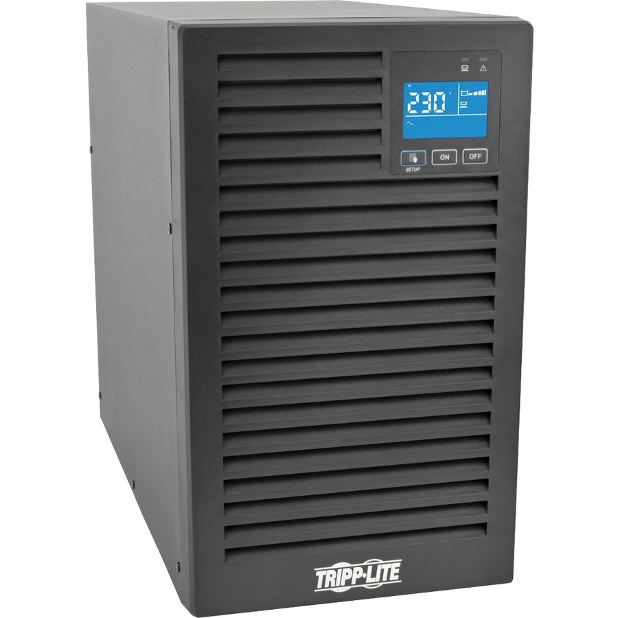 Tripp Lite by Eaton SmartOnline 230V 3kVA 2700W On-Line Double-Conversion UPS, Tower, Extended Run, Network Card Options, LCD, USB, DB9