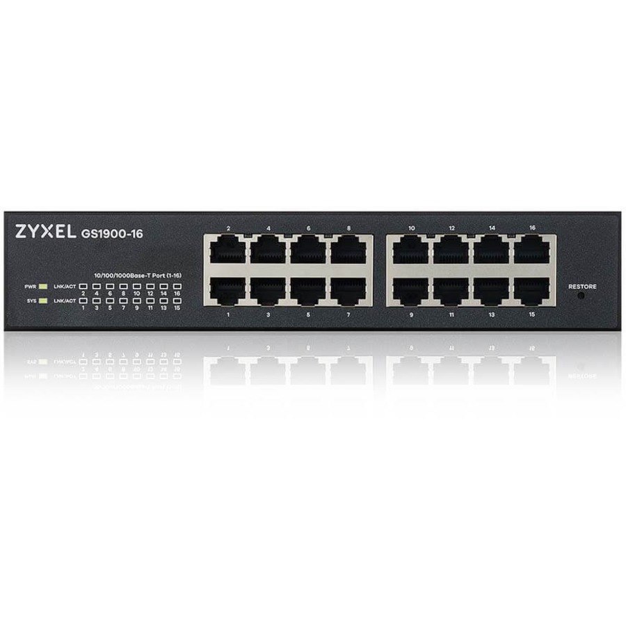 ZYXEL 16-port GbE Smart Managed Switch