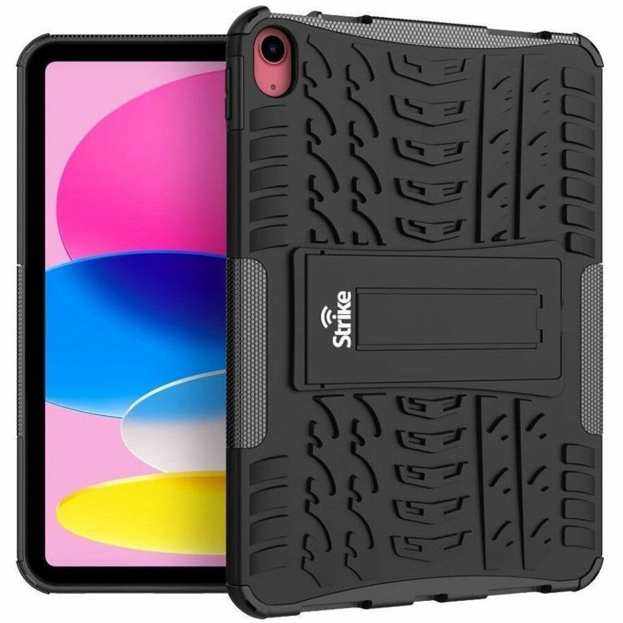 Strike Rugged Case for Apple iPad (11th/10th Gen) (Black)