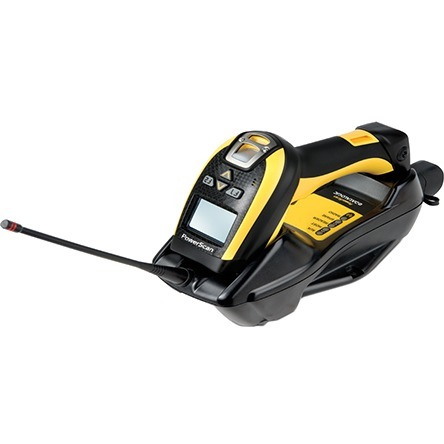 Datalogic PowerScan PM9100 Handheld Barcode Scanner - Wireless Connectivity - Yellow