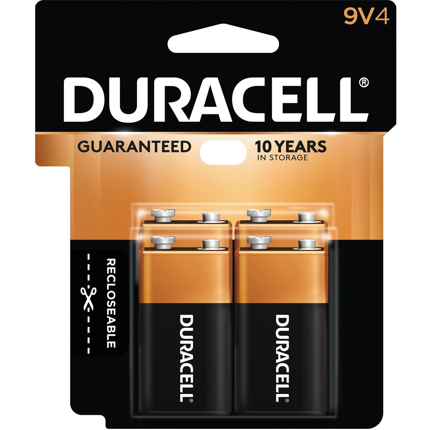 Duracell 9-Volt Coppertop Alkaline Batteries