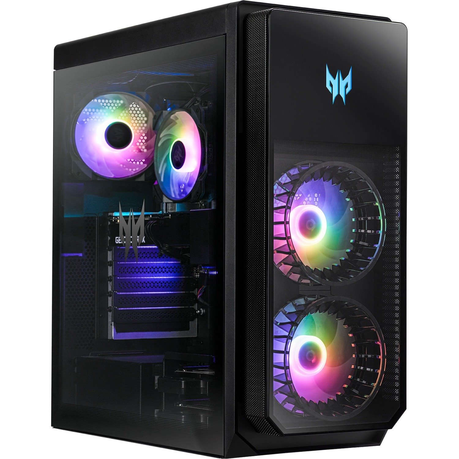 Acer Predator PO5-640 PO5-640 Gaming Desktop Computer - Intel Core i7 12th Gen i7-12700F - 16 GB - 2 TB HDD - 1 TB SSD