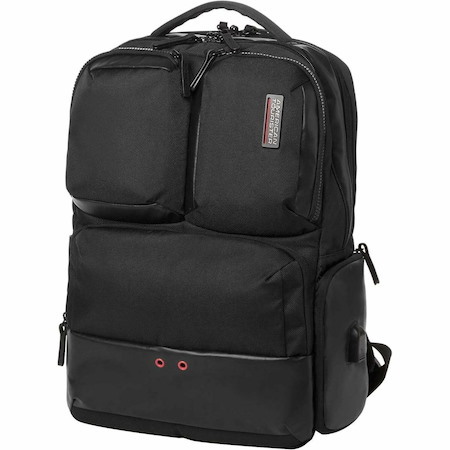 Samsonite Zork Carrying Case (Backpack) for 39.6 cm (15.6") Notebook, Travel - Black