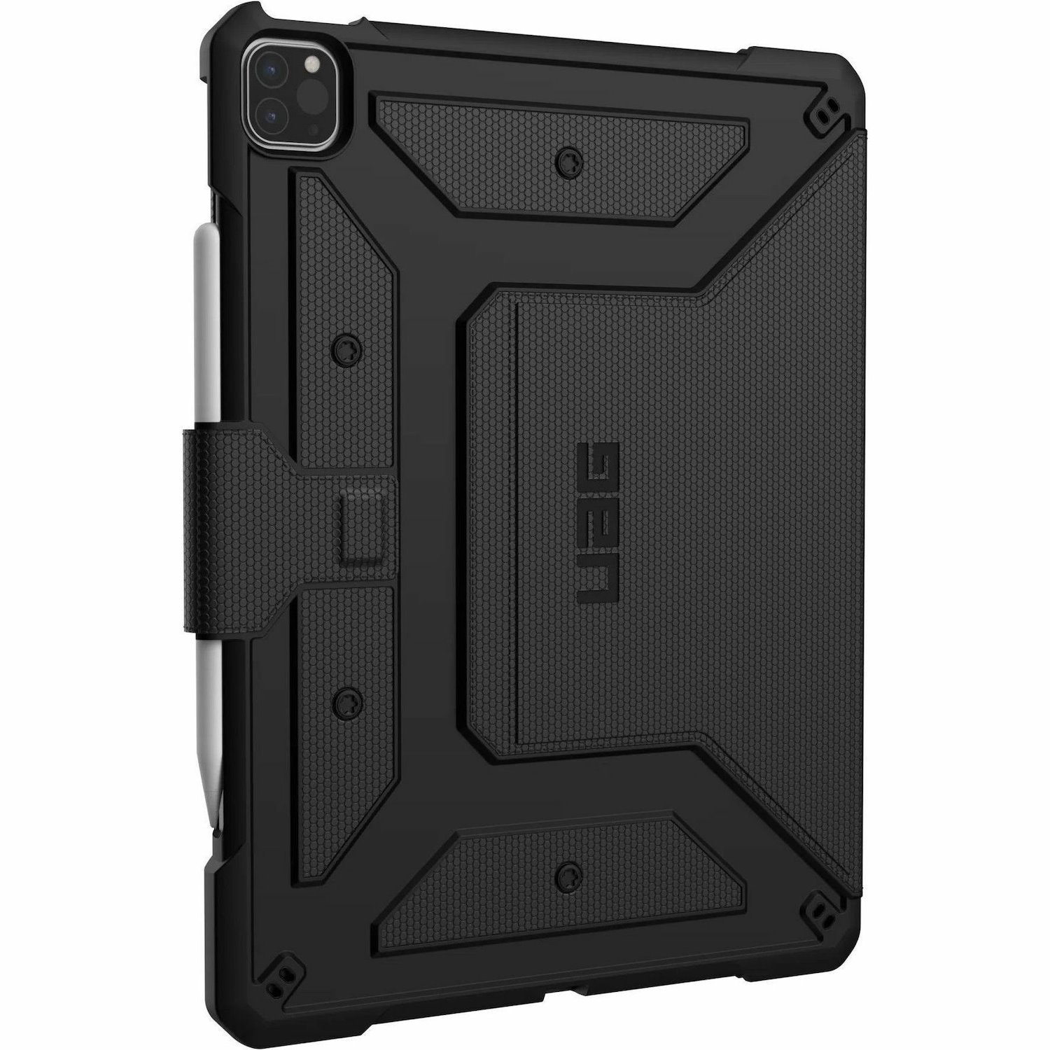 Urban Armor Gear Metropolis Carrying Case (Folio) for 32.8 cm (12.9") Apple iPad (5th Generation) Tablet, Stylus, Apple Pencil (2nd Generation), Apple Pencil - Black