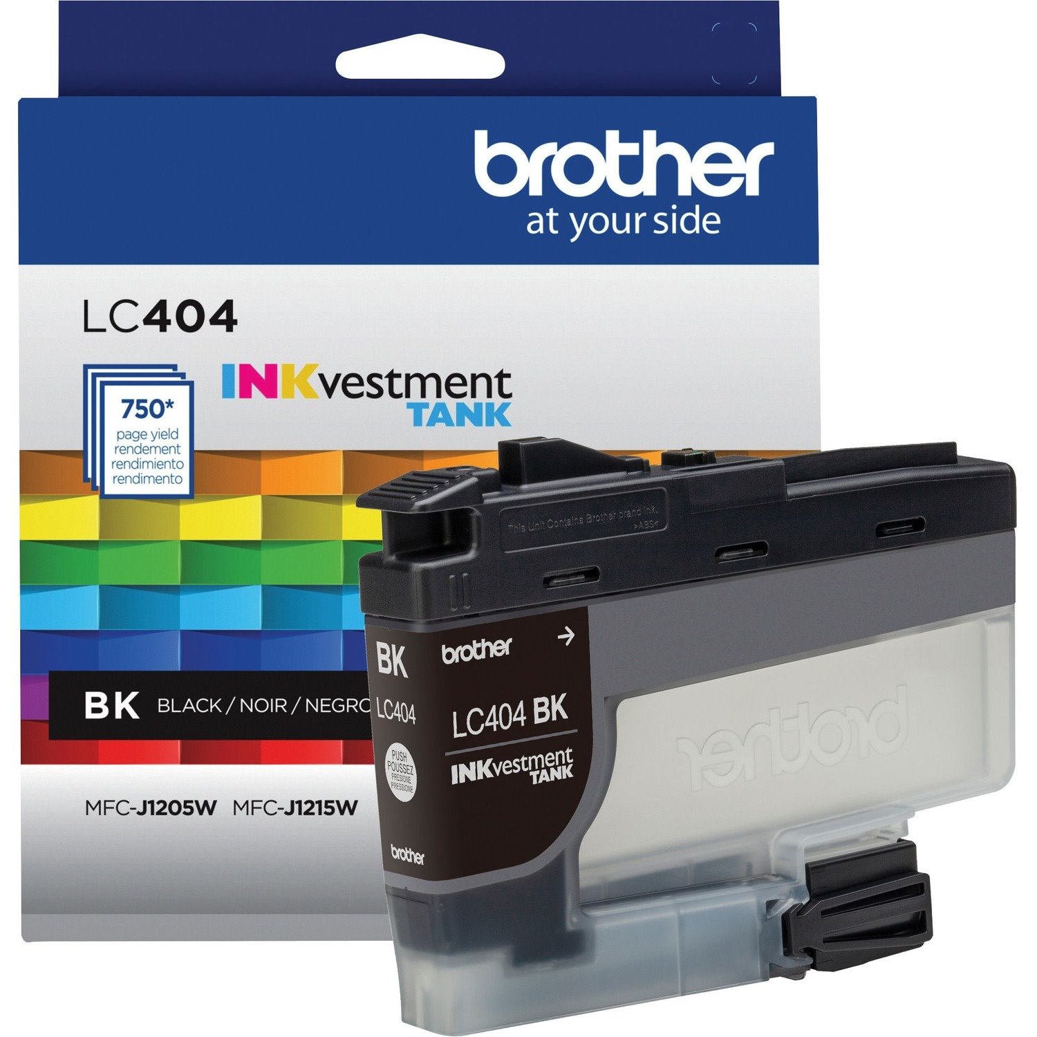 Brother INKvestment LC404BK Original Standard Yield Inkjet Ink Cartridge - Single Pack - Black - 1 Each