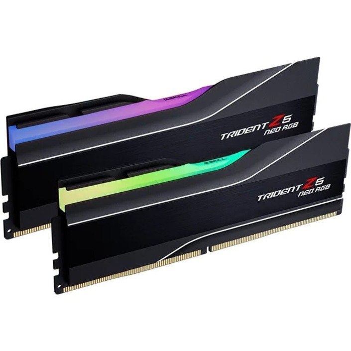 G.SKILL Trident Z5 Neo RGB RAM Module for Desktop PC, Motherboard - 64 GB (2 x 32GB) - DDR5-6000/PC5-48000 DDR5 SDRAM - 6000 MHz - CL30 - 1.40 V