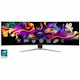 MSI MPG 491CQP QD-OLED 49" Class Dual Quad HD (DQHD) Curved Screen Gaming OLED Monitor - 32:9 - Metallic Black