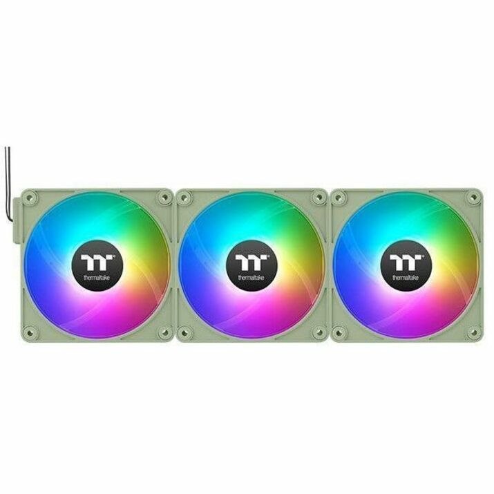 Thermaltake CT120 EX ARGB Sync PC Cooling Fan Matcha Green (3-Fan Pack) - 3 Pack