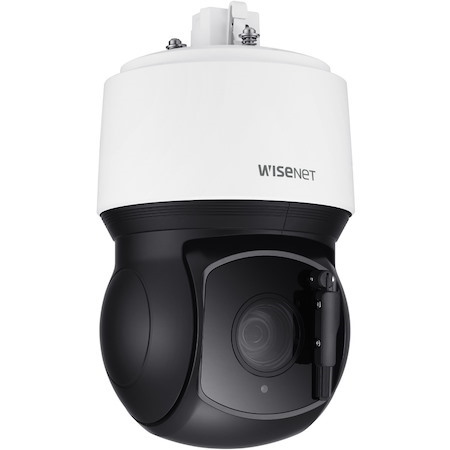 Wisenet XNP-8300RW 6 Megapixel Outdoor Network Camera - Color, Monochrome - Dome - White, Black