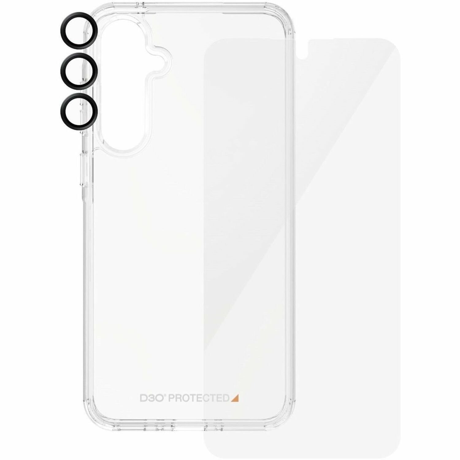 PanzerGlass HardCase Case for Samsung Galaxy A55 5G, Galaxy A54 5G Smartphone - Transparent