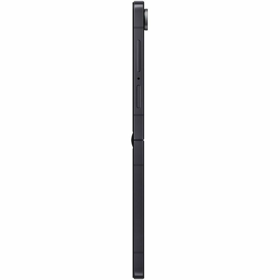 Samsung Galaxy Z Flip7 SM-F766B 256 GB Smartphone - 17.5 cm (6.9") Flexible Folding Screen Dynamic AMOLED 2X Full HD Plus 2520 x 1080 - Deca-core (Cortex X5Single-core (1 Core) 3.30 GHz + Cortex A725 Dual-core (2 Core) 2.74 GHz + Cortex A725 Penta-core (5 Core) 2.36 GHz + Cortex A520 Dual-core (2 Core) 1.80 GHz) - 12 GB RAM - Android 16 - 5G - Jet Black