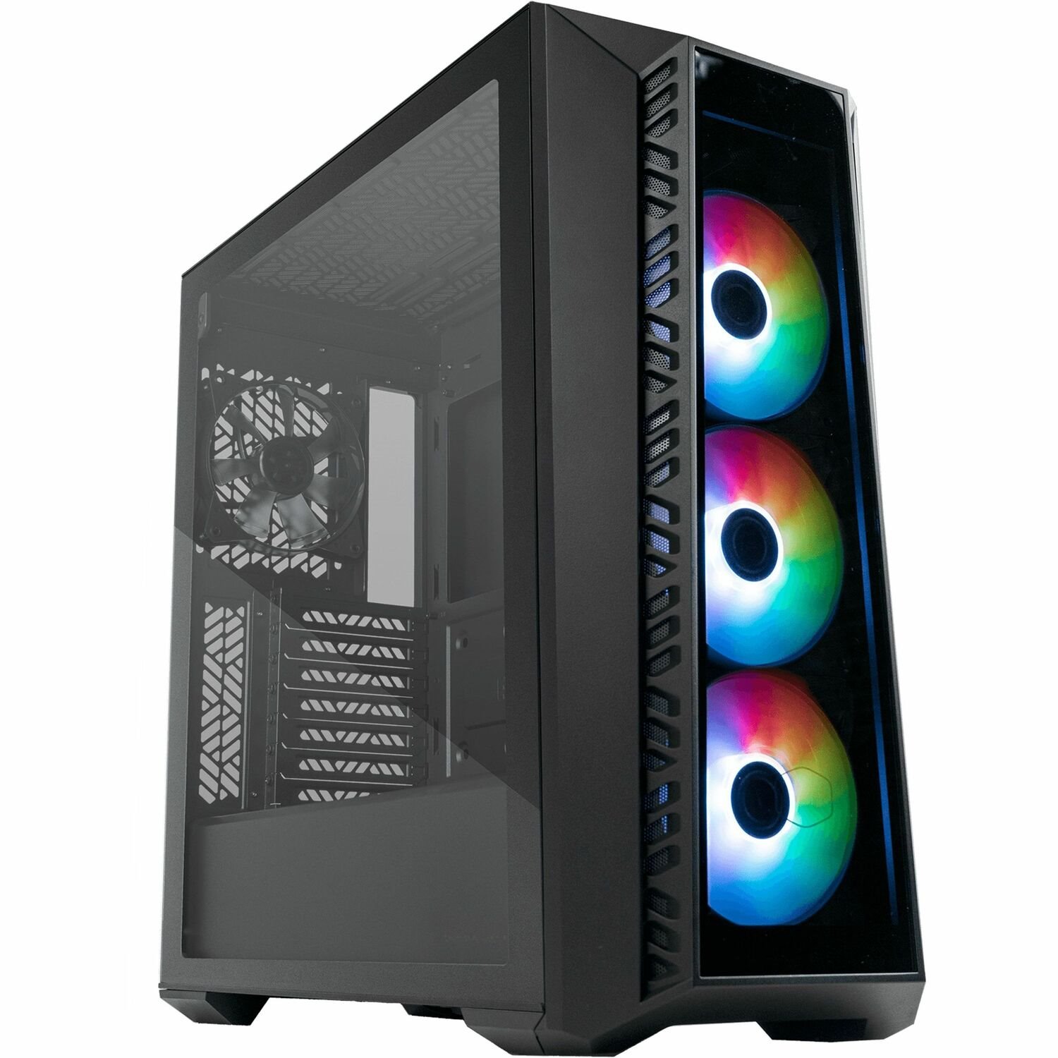 Cooler Master MasterBox 520 MB520-KGNN-S01 Gaming Computer Case - Mini ITX, Micro ATX, ATX Motherboard Supported - Mid-tower - Steel, ABS Plastic, Tempered Glass - Black