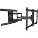 StarTech.com TV Wall Mount supports up to 100" VESA Displays - Low Profile Full Motion Large TV Wall Mount - Heavy Duty Adjustable Bracket