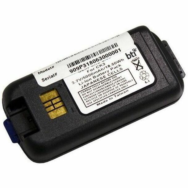 BTI 318-063-001-BTI 3.7V 5000MAH 18.50WH Li-ION SCANNER BATTERY FOR HONEYWELL
