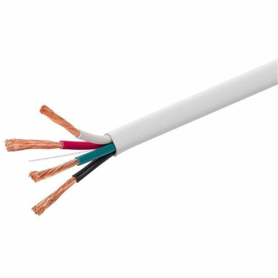 Monoprice Access Series 12Awg CL3 Rated 4-Conductor Speaker Wire 250FT White