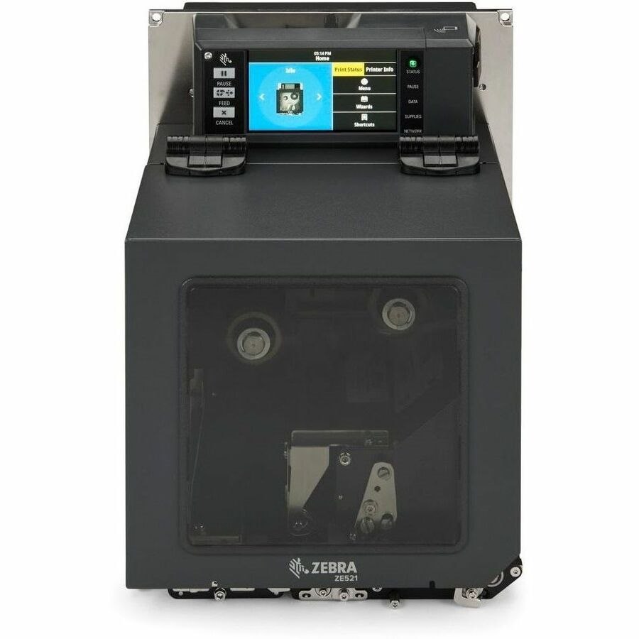 Zebra ZE521 Double Sided Desktop, Manufacturing, Healthcare, Retail Direct Thermal/Thermal Transfer Printer - Monochrome - Label Print - Fast Ethernet - USB - USB Host - Serial - Bluetooth - RFID - US