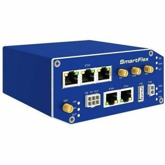 B+B SmartWorx SmartFlex SR308 Wi-Fi 4 IEEE 802.11a/b/g/n 2 SIM Ethernet, Cellular Modem/Wireless Router