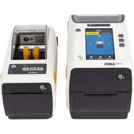 Zebra ZD611D-HC Desktop Direct Thermal Printer - Monochrome - Label Print - Fast Ethernet - USB - USB Host - Bluetooth - Wireless LAN - EU, UK