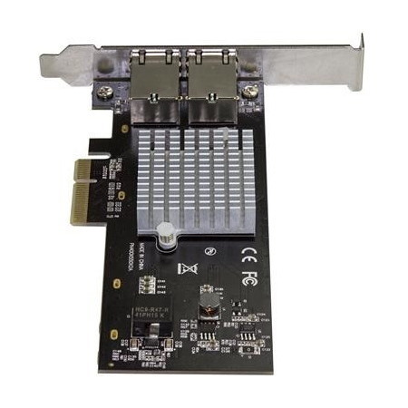StarTech.com Dual Port 10G PCIe Network Adapter Card - Intel-X550AT 10GBASE-T PCI Express 10GbE Multi Gigabit Ethernet 5 Speed NIC 2port