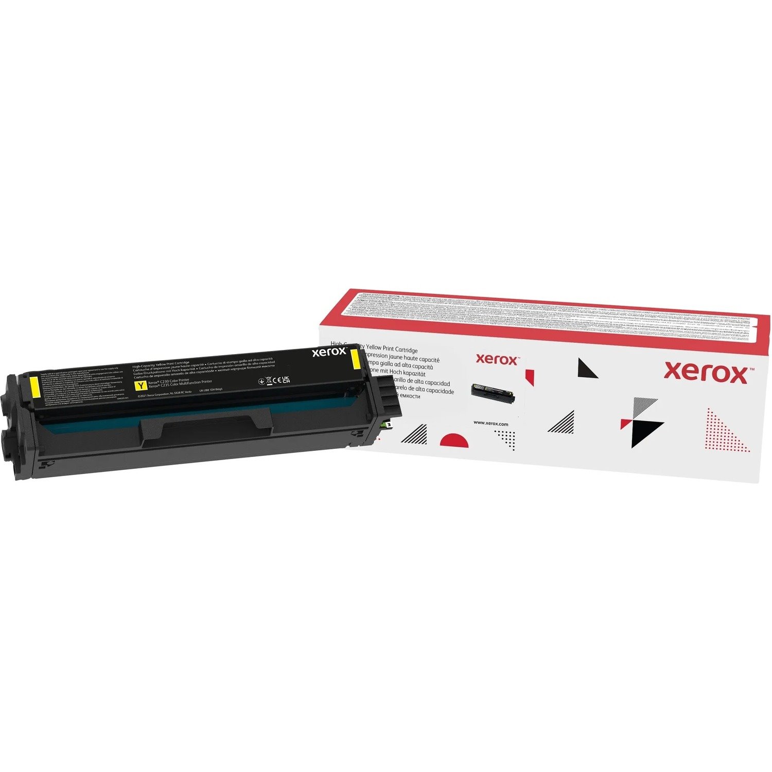 Xerox Genuine XeroxÂ&reg; C230 Color Printer&acirc;&euro;/&acirc;&euro;C235 Color Multifunction Printer Yellow High capacity Toner Cartridge (2500 Pages) - 006R04394