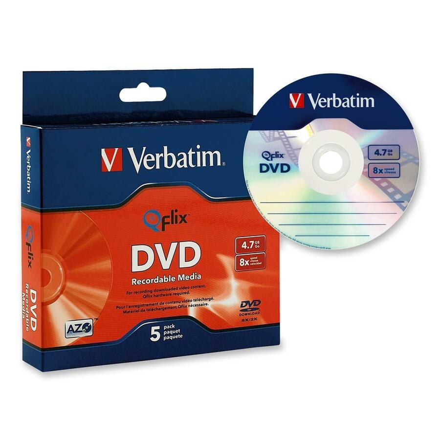 Verbatim Qflix 5pk Slimcase