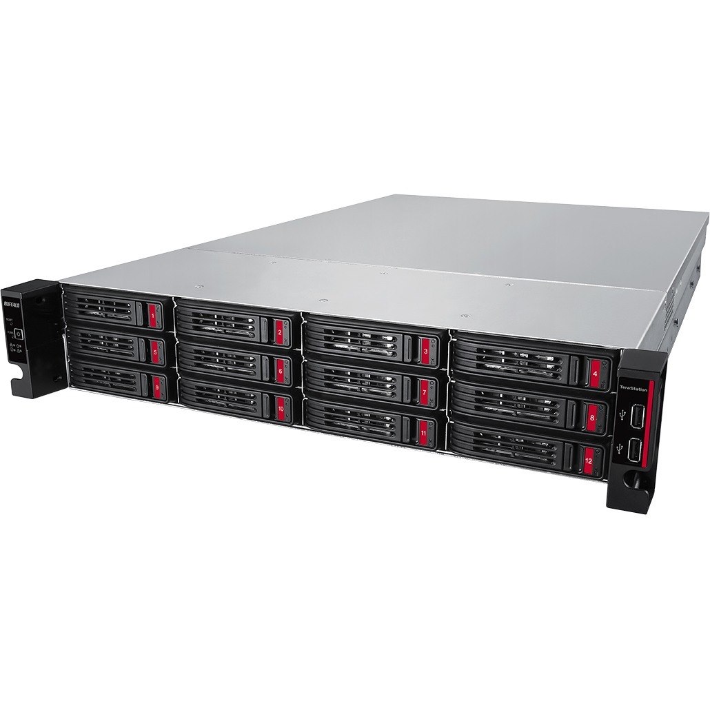 Buffalo TeraStation 51210RH Rackmount 96TB NAS Hard Drives Included