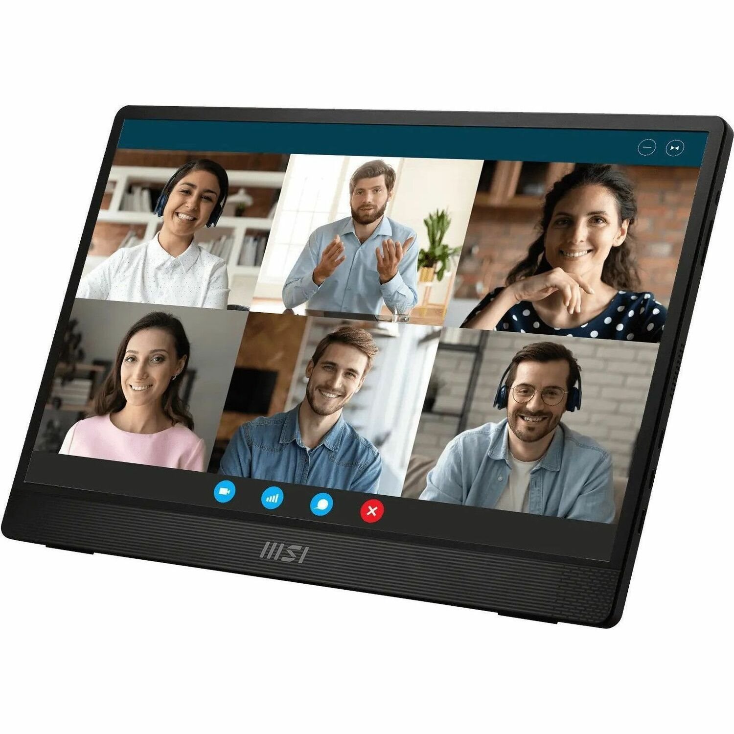 MSI MP161 E2 16" Class Full HD LCD Monitor - 16:9 - Iron Grey