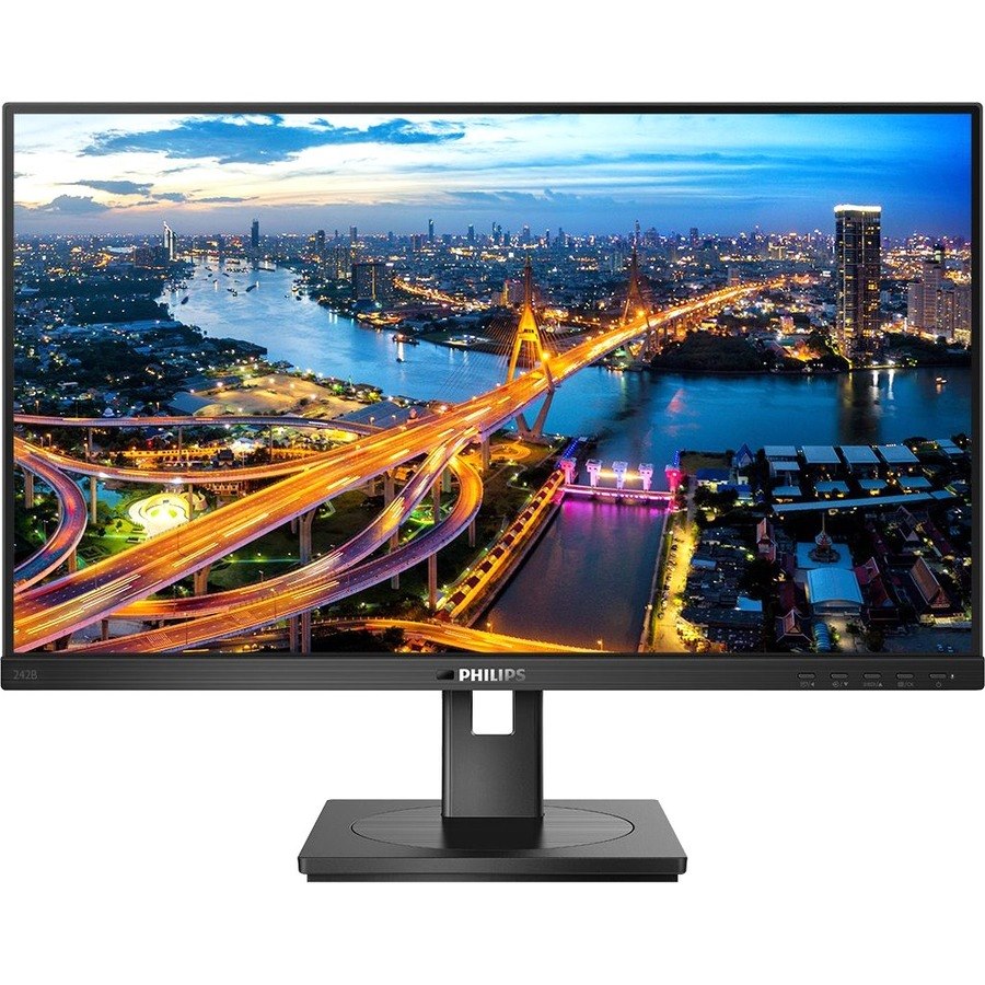 Philips 242B1 24" Class Full HD LCD Monitor - 16:9 - Textured Black