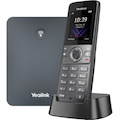 Yealink W73P IP Phone - Cordless - Corded - DECT - Wall Mountable, Desktop - Space Gray, Classic Gray