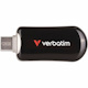 Verbatim Plectra 128 GB USB 3.2 (Gen 1) Type C Flash Drive - Black