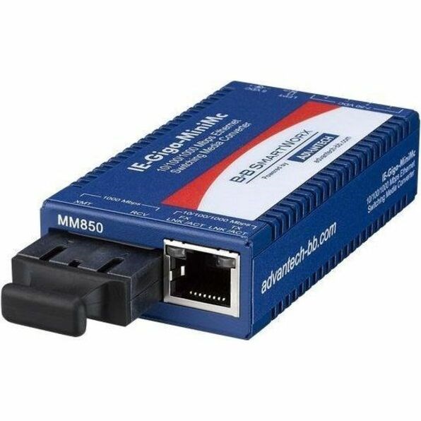 Advantech 10/100/1000Mbps Miniature Media Converter